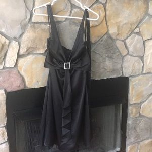 Little black halter dress